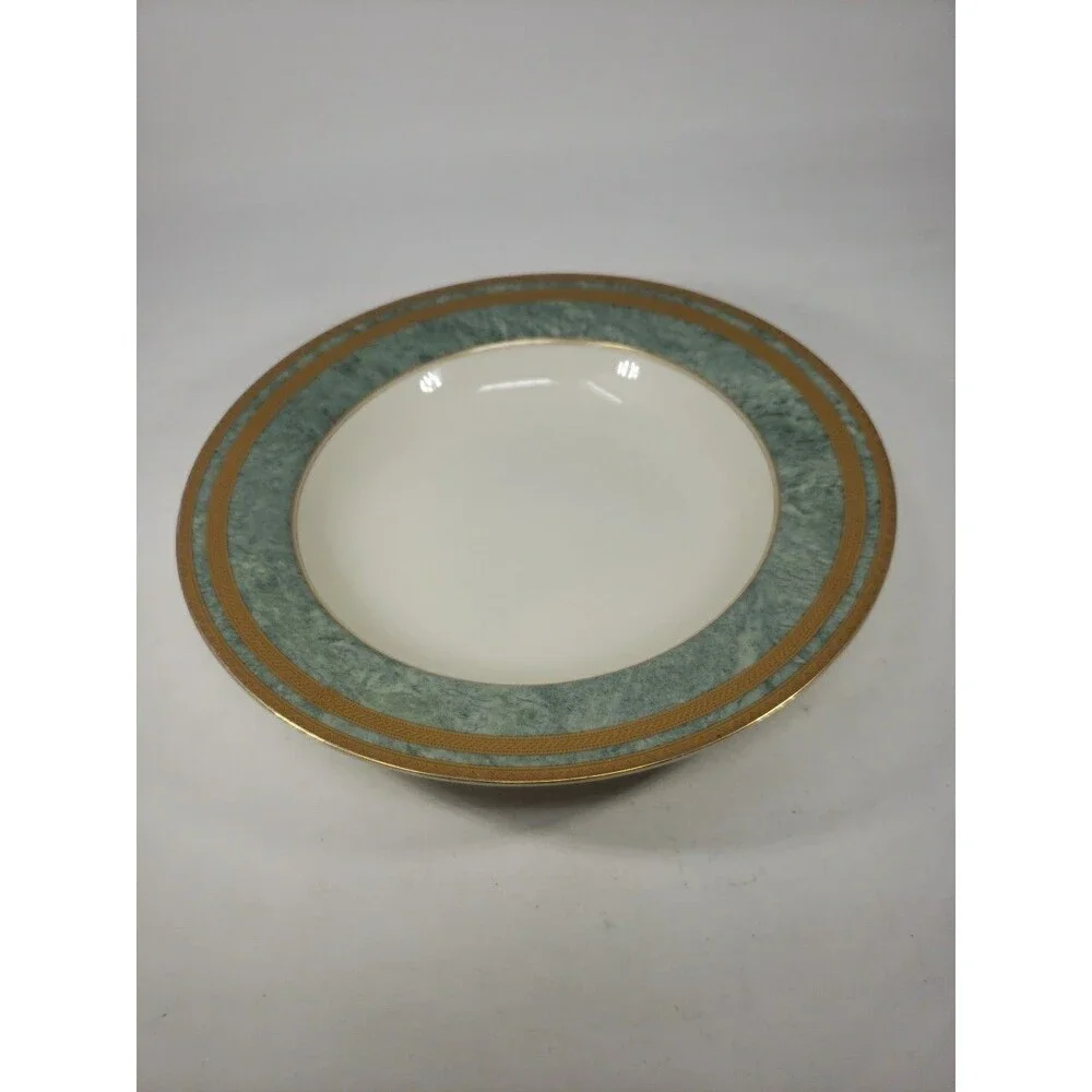 Oscar de la Renta Jade Florentine Soup Bowl Replacement L2360 Japan Fine Ivory